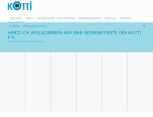 Tablet Screenshot of kotti-berlin.de